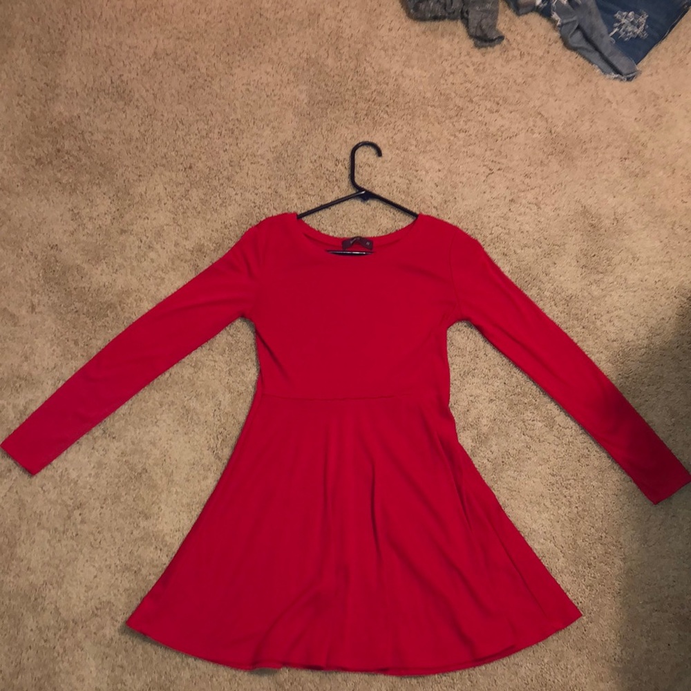 Red dress